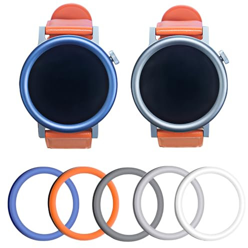 Metal Bezel Ring for CMF Watch Pro 2, Replacement Metal Frame Cover Plate Hard Case Smartwatch Circle Bezel for CMF BY NOTHING Watch Pro 2 (Dark Gray)