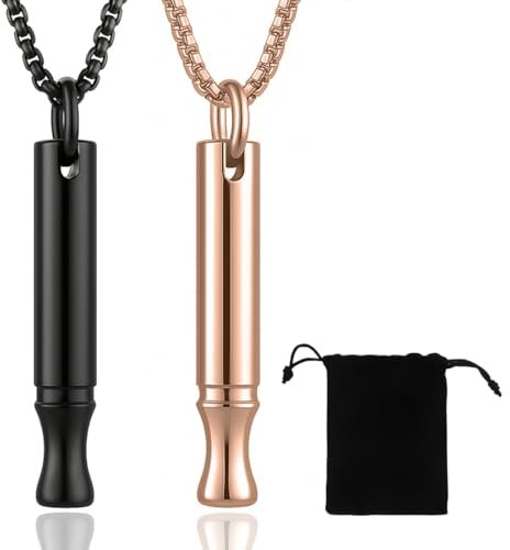 NJCXOLA 2pcs Outil de sevrage de fumer,Collier sans fumée pour fumeur,Collier sans fumée pour fumeur,Noir,Or rose