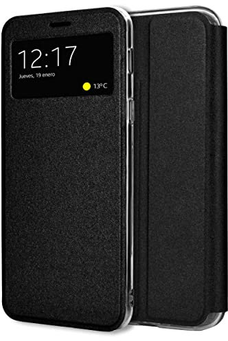 Tumundosmartphone Funda Libro Soporte con Ventana para Samsung Galaxy A56 5G Color Negra