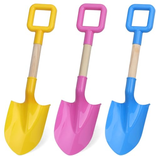 LNCOJOLM Strand Schaufel Klein Sand Spaten Spielzeug für Kinder, Garten Pflanzwerkzeug Kit Sandbox Stabile Scoop zum Graben, langlebige ABS Kunststoff Spaten für Sommerspaß