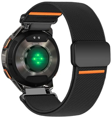 Elastisch Magnetic Armbänder für KOSPET TANK T3 Ultra/ T2/ T3 Armband, Nylon Stoff mit Magnet Verstellbare für Herren Damen Sport Ersatzarmband Kompatibel mit KOSPET TANK T3 Uhrenarmband