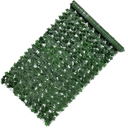NUOBESTY Mur Végétal Décoratif Artificiel Durable Treillis Vertes Simulées pour Jardin Balcon et Terrasse Clôture Intimité sans Entretien