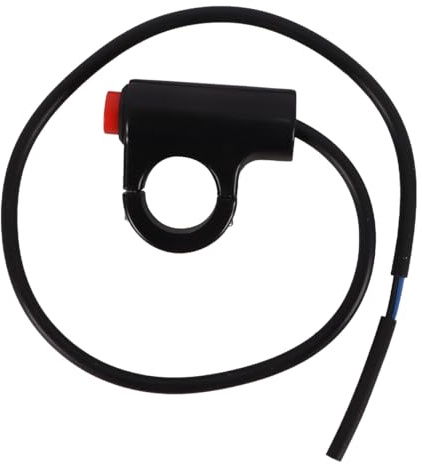 Gutol Interruttore Di Segnalazione a Doppio Lampeggio Per Moto, Interruttori Per Luci Di Emergenza Per Moto 12 V Per Manubrio Da 22 Mm