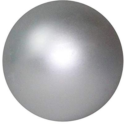 Große Weihnachtskugel mit 20 cm Durchmesser in mattem Silber
