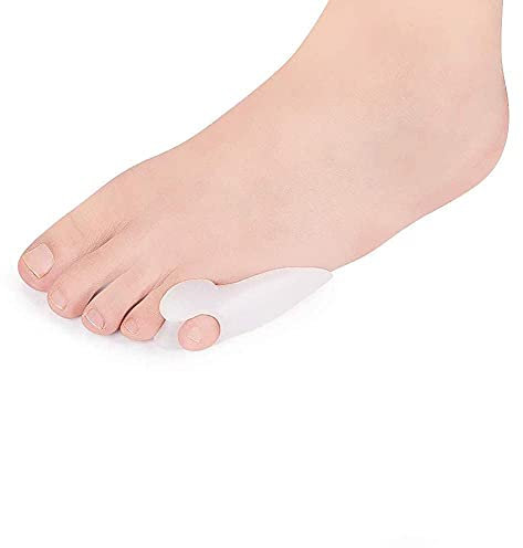 Haofy Bunionette Correcteur,6 PCS Correcteur Petit Orteil Silicone Gel pour Hommes et femmes, Prothese Attelle Bunionette pour Marteau Orteil, Griffe, Une Taille pour Tous Ecarteur Petit Pied