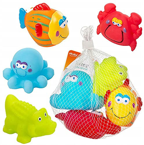 Set of 4 Bath Toys Floating Sprinklers