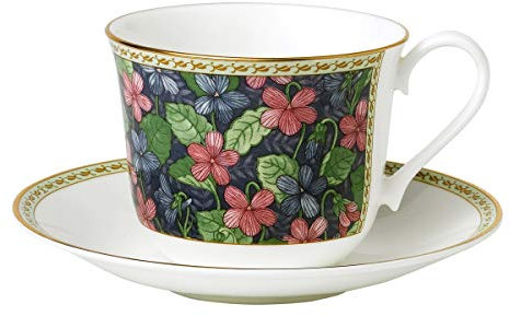 Roy Kirkham Jumbotasse & Untertasse Violets - 0,4l