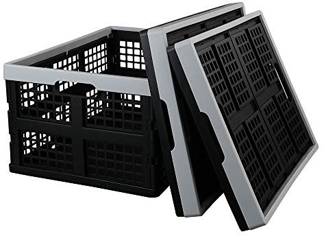Gitany 3-Pack Faltkiste aus Kunststoff, Klappbox Faltbar, Faltkiste