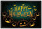 trendaffe - Happy Halloween Fußmatte XL mit Kürbis Motiv