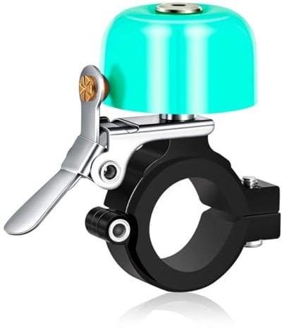 Greallthy Fahrradklingel Klassisch aus Messing - Laut Klingel Fahrrad für 22,2-31,8mm Lenker - Robuste und kleine Fahrradklingel- Fahrrad Klingel Retro Vintage Design