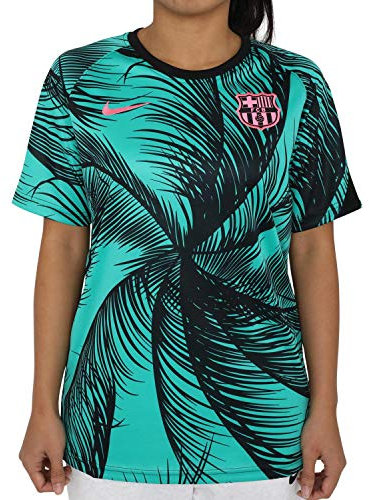 Nike Kinder T-Shirt FCB Y Nk Dry Top SS PM Cl, New Green/Black/(Pink Bear) (No Sponsor-3RD), S, CK9749