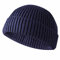 JFAN Unisex Retro Trawler Winter Beanie Hat Baseballkappe Streetstyle Trawler Beanie Watch Hut Rollup Edge Schädeldecke,Navy Blau