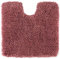 PANA® Vienna Premium Badematte • Hochflor Badvorleger • WC-Teppich mit Ausschnitt • Rutschfester und saugstarker Badezimmerteppich waschbar • Größe: 45 x 45 cm • Farbe: Beere