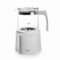 Lacor 69398 Mousseur à lait 3 en 1 avec récipient, base en acier inoxydable, couvercle hermétique et poignée ergonomique, sans BPA, 250 ml, blanc, verre