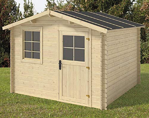 Haus MALAGA aus nordischem Holz 300X250X235H ohne Boden