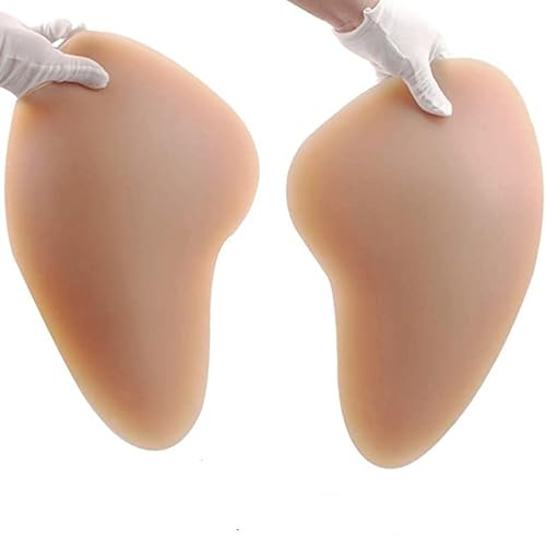 Wisfancy 2PCS Hüfte Push Up Hüftpolster Hip Enhancer Butt Lifter Silikon Hüftverstärker Pads Sexy Atmungsaktiv Gesäß Hintern Heber Hüfte Enhancer Buttock Gepolstert zum Crossdresser Männer Frauen