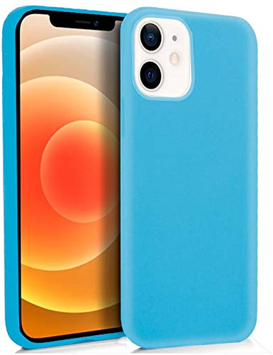 Cool Silicone Case for iPhone 12 Mini (Sky Blue)