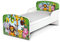 Leomark Funktionsbett aus Holz - Dschungeltiere - Kinderbett mit Matratze, Holzbett mit Seitenschutz Lattenrost, Komplett Set für Kinder, Liegefläche 70/140 cm, UV-Druck
