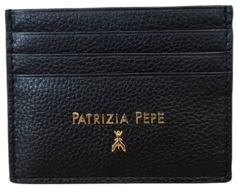 PATRIZIA PEPE Porta carte di credito in pelle 10,5 cm
