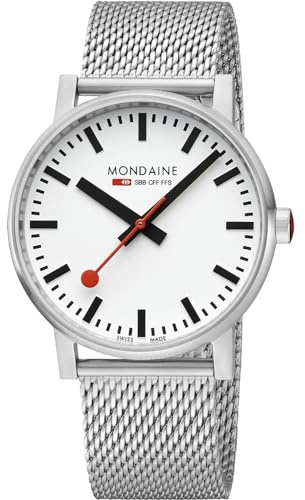 Mondaine Evo2 Mens Analogue Quartz Watch with Stainless Steel Bracelet MSE.43110.SJ