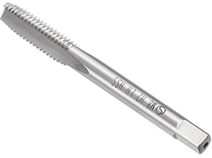 CoCud Filetage Fraisage Tarauds, Métrique M8 x 1,25 Filetage H2, Haute Vitesse Acier Machine 3 Droites Cannelures Gauche Main Vis Filetage pour Taraudage Perceuse Machine 1 pièce