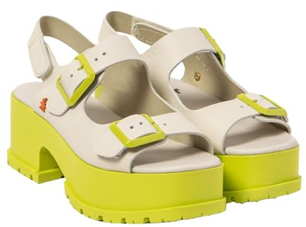 ART Damen 1821 Manchester Sandale, Nappa Cream Pistazie, 38 EU