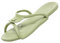 Pantofole pieghevoli, da donna, da uomo, a casa, sandali portatili, antiscivolo, per l'estate, spiaggia, bagno, viaggi, verde, X-Large