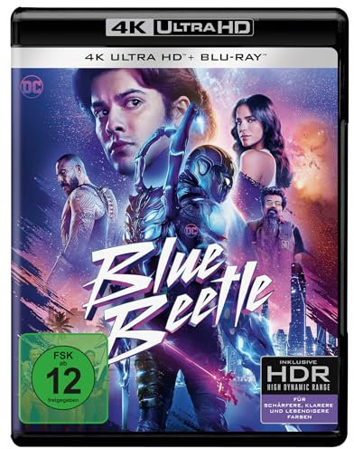 Blue Beetle. 4K Ultra HD: 4K Ultra HD Blu-ray + Blu-ray