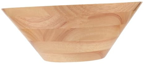MAGICLULU Saladier en Bois D'hévéa Bol De Service en Bois Bol sur Pied en Bois Bol De Noix Bols à Bols De Nouilles Assiette De Service en Bois Assiette à Dessert Salade Fruit Bol à Collation