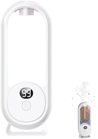 Uitseld Automatic Scent Diffuser | 50ml Five-Speed Quiet Aromatherapy Mist Diffusers - Portable Night Light, Long Battery Life Small Humidifier for Plants, Bedroom, Pet Household