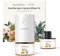 SenseFlow Diffuseur Huiles Essentielles Parfum Maison SF101, Ultrasonique sans Eau, 100 % Végétal, Aromathérapie 120 Jours, pour Maison, Hôtel, Studio, Jusqu’à 100 ㎡ - Bois de Rose Mentholé
