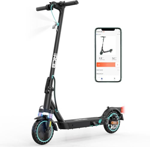 RCB EV85F Elektroroller, E-Scooter mit Straßenzulassung (ABE), 8,5 Zoll,400W Motor,MAX 20km/H,Dreistufige Getriebestellung,Faltbarer e Roller, APP-Steuerung, Max Belastung 120 kg,Doppelstoßdämpfer