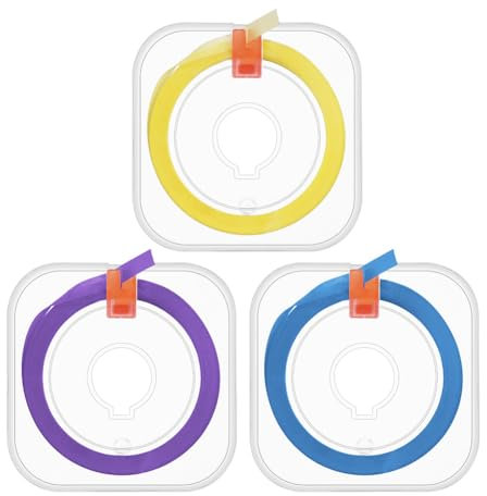 OFFCUP Lucidatura Dentale, 3pcs*6m Strisce Sbiancanti Denti per Lucidatura Dentale, Scatola Dentale Lucidatura Striscia, per Levigatura, Pulizia e Sbiancamento dei Interdentali (20/30/50μm/Colore)