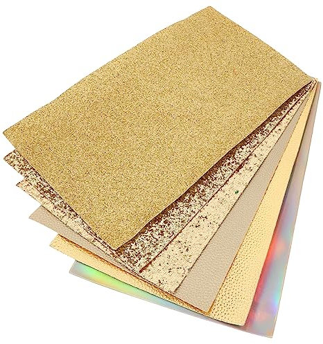 HAWILLOSCH 6stücke Kunstlederstoff Für Diy Handwerk Originelles Faux Leder Zum Nähen Hochwertiges Bastelmaterial Für Persönliche Dekorationen Und Geschenke