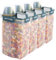 4PCS Cereal Storage Containers 2KG Small Food Storage Container BPA Free Rice Dispenser with Measuring Cup Airtight Plastic Rice Container for Kitchen Flour Rice Pet Food Dry Food-Blue