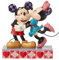 Disney Traditions Mickey Minnie Kisses On Cheeks Figurine