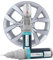 Paintsmiths Alloy Wheel Touch Up Paint - Car Rim Scratch & Scuff Repair - 20ml Pen & Brush Application - Easy All In One Formula - IPA Panel Wipe Included (Silver)