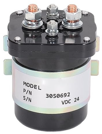 200A 24V DC Relay Brass Coil ABS Shell Large Current Car Relay Switch for Industrial Control Automotive Electronics