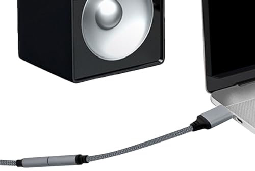 Adaptador Jack USB - Convertidor de conector de audio de tarjeta de sonido externo, convertidor estéreo para auriculares, PC, ordenador portátil, escritorio, juego | Cable de audio para sonido claro