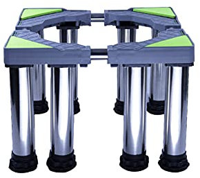 DFGHNBVC Base De Machine À Laver avec 4/8/12 Pieds Solides, Socles Et Cadres De Machine À Laver Réglables, Longueur/Largeur 45-65 Cm, Anti-Vibrations, Sèche-Linge Et Réfrigérateur, 8 Pieds 29
