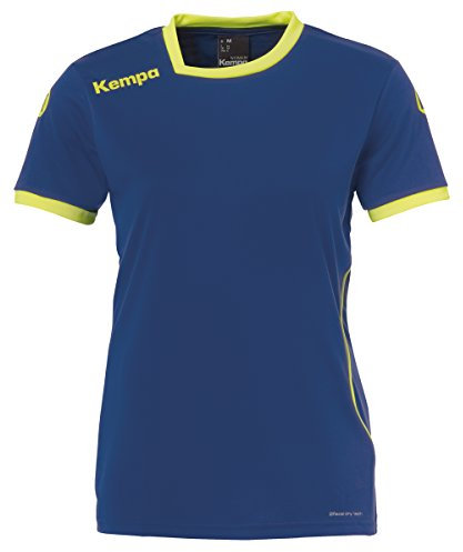 Kempa Damen Curve Trikot, deep blau/Fluo gelb, XL