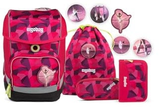 ergobag cubo Set ergonomischer Schulrucksack Klassisch 5-teilig 1. Klasse Grundschule