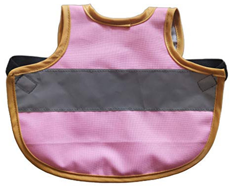 F Fityle Hühner WarnChasuble Reflektierende Chasuble Geflügel Huhn Sattel Schürze Federschutz, Rosa