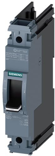SIEMENS SENTRON 3VA5 MCCB Disjoncteur 1 pôle, 90 A, capacité de coupure 5 kA, fixe