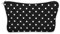 Federmäppchen Kosmetiktasche Federtasche Stiftemappe Make Up Täschchen Full Print All Over Bag Fresh Schwarz und weiß Punkte Dots [009]