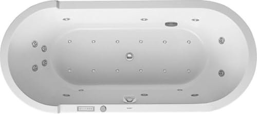 Duravit DU Whirlwanne Oval Starck 1800x800mm freistehend, Combi E, weiß