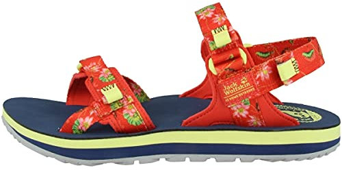Jack Wolfskin Women's Outfresh Deluxe Walking Shoe, Tulip red All Over, 5 UK