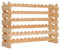 HOMCOM Étagère à Bouteilles casier à vin Range Bouteilles Horizontal 6 Niveaux 72 Bouteilles Max. dim. 114L x 28l x 85H cm Bois de pin Massif