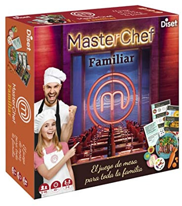 Diset - Masterchef, Juego de mesa familiar basado en el programa de televisión, 6 jugadores, a partir de 10 años