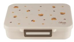 Citron Kids Lunch Box with Compartments 700ml with Saucer – Premium Strong & Safe Materials BPA & Melamine-Free – Leak-Proof Snack Box with Compartments, Bento Lunchbox for Kids